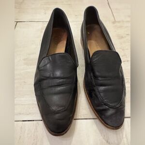 Everlane Black Leather Flats
